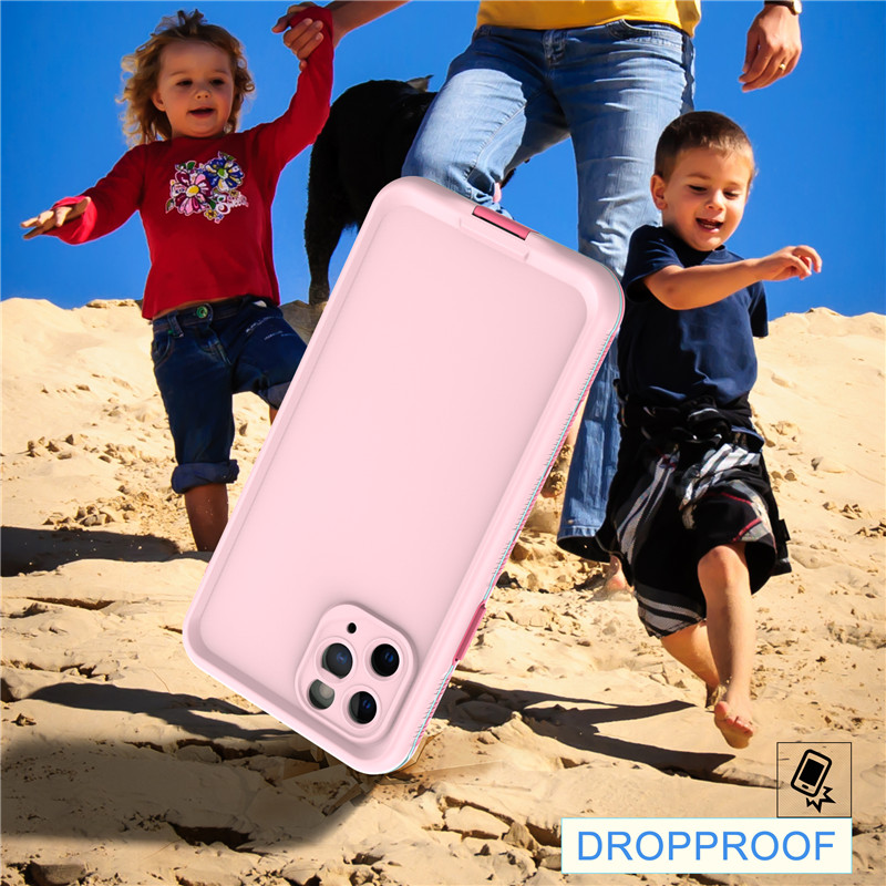 Apple iphone 11 pro vízálló 100 vízálló telefonfülke iphone 11 pro vízálló puch (rózsaszín) szilárd hátlappal
