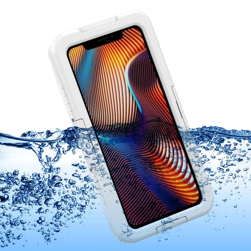 A legjobb vízálló vízálló, hóálló iphone XR-es eset (White)