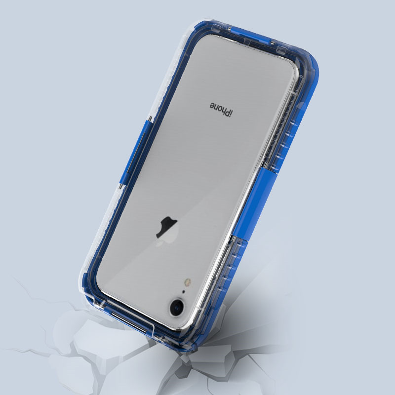 Vízálló csomag iphone vízálló porvédelemhez A legjobb vízálló tok iPhone XR (kék)